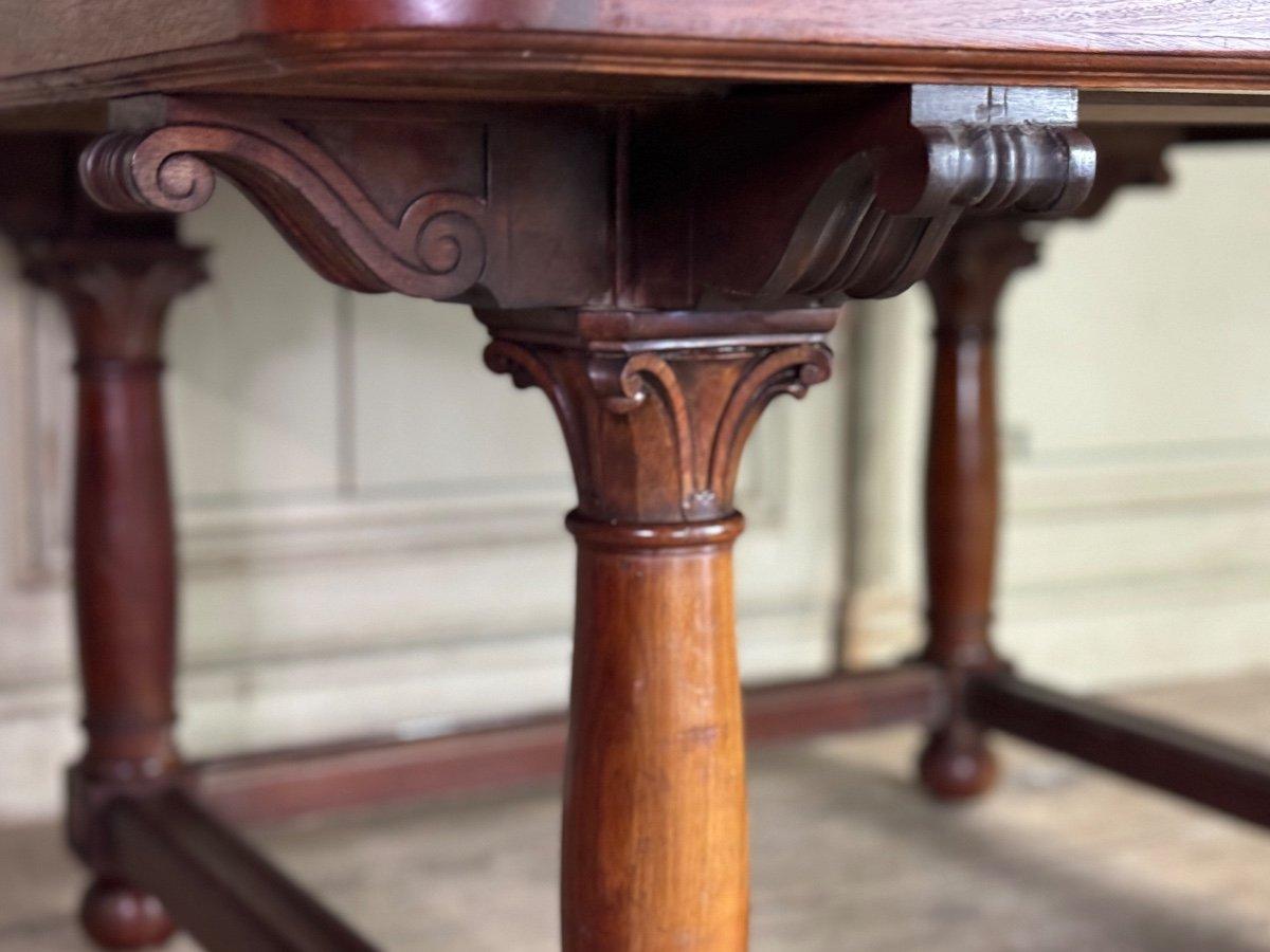 European Pair Of Mahogany Library Tables, Circa 1880 For Sale