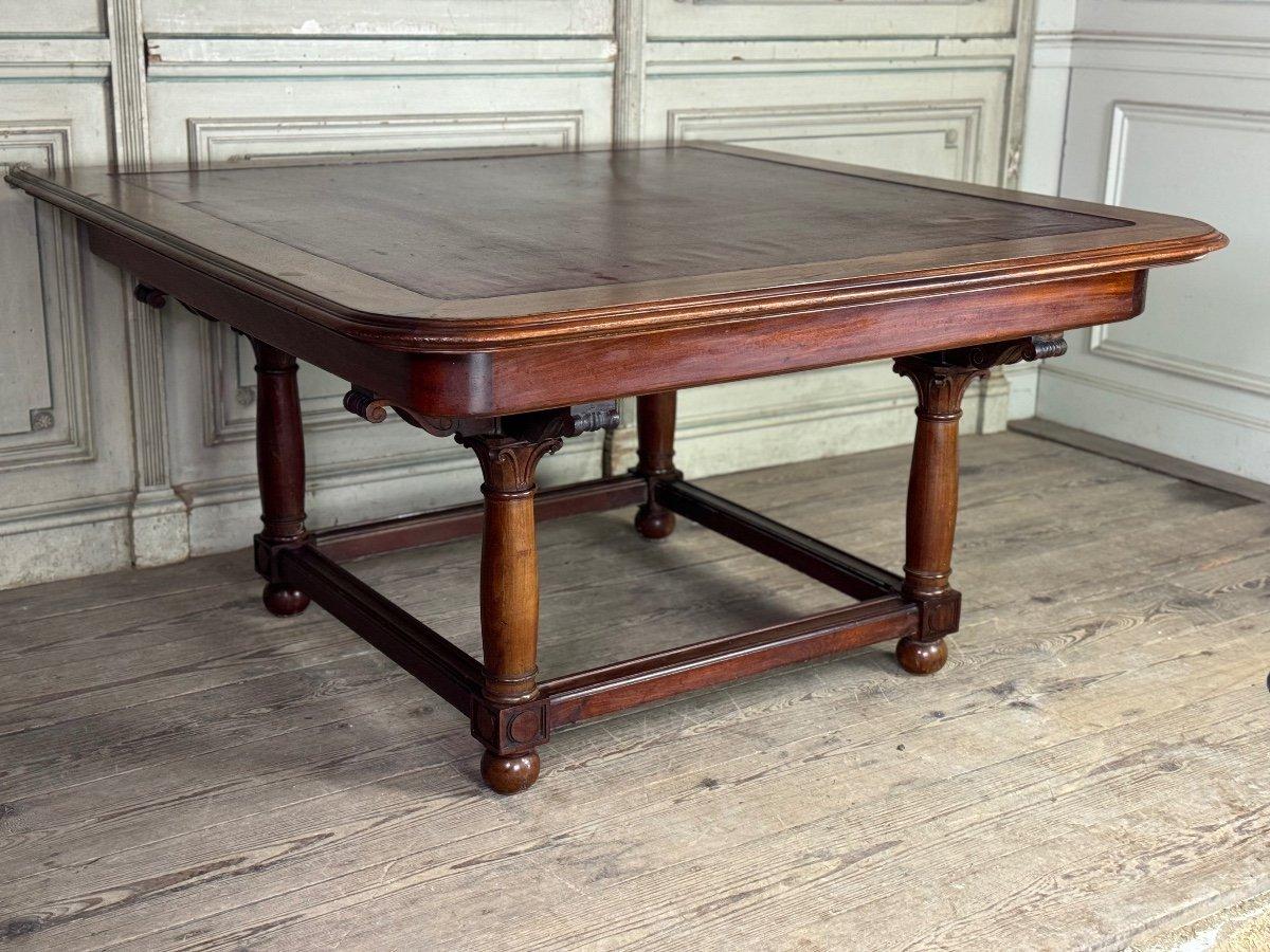 Pair Of Mahogany Library Tables, Circa 1880 For Sale 4