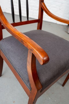 Pareja de Sillones de Caoba de Estilo Neoclásico