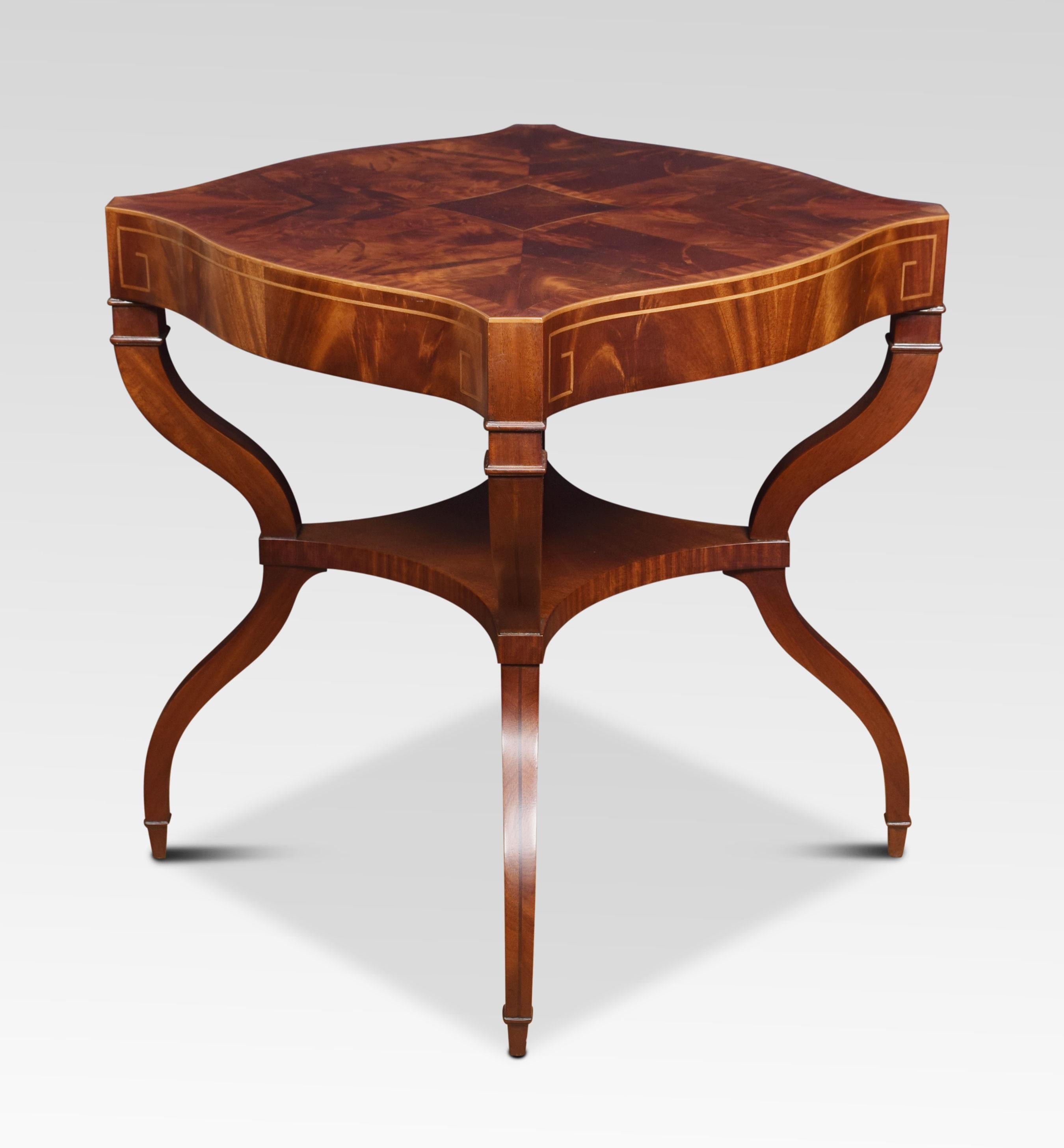 20th Century Pair of Mahogany Occasional Tables
