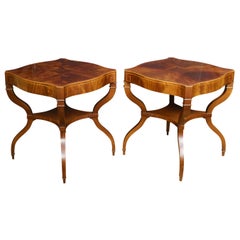 Pair of Mahogany Occasional Tables