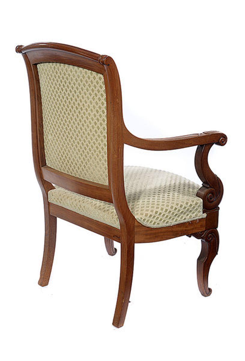 Pair of Mahogany Open Armchairs, circa 1830 im Angebot 5