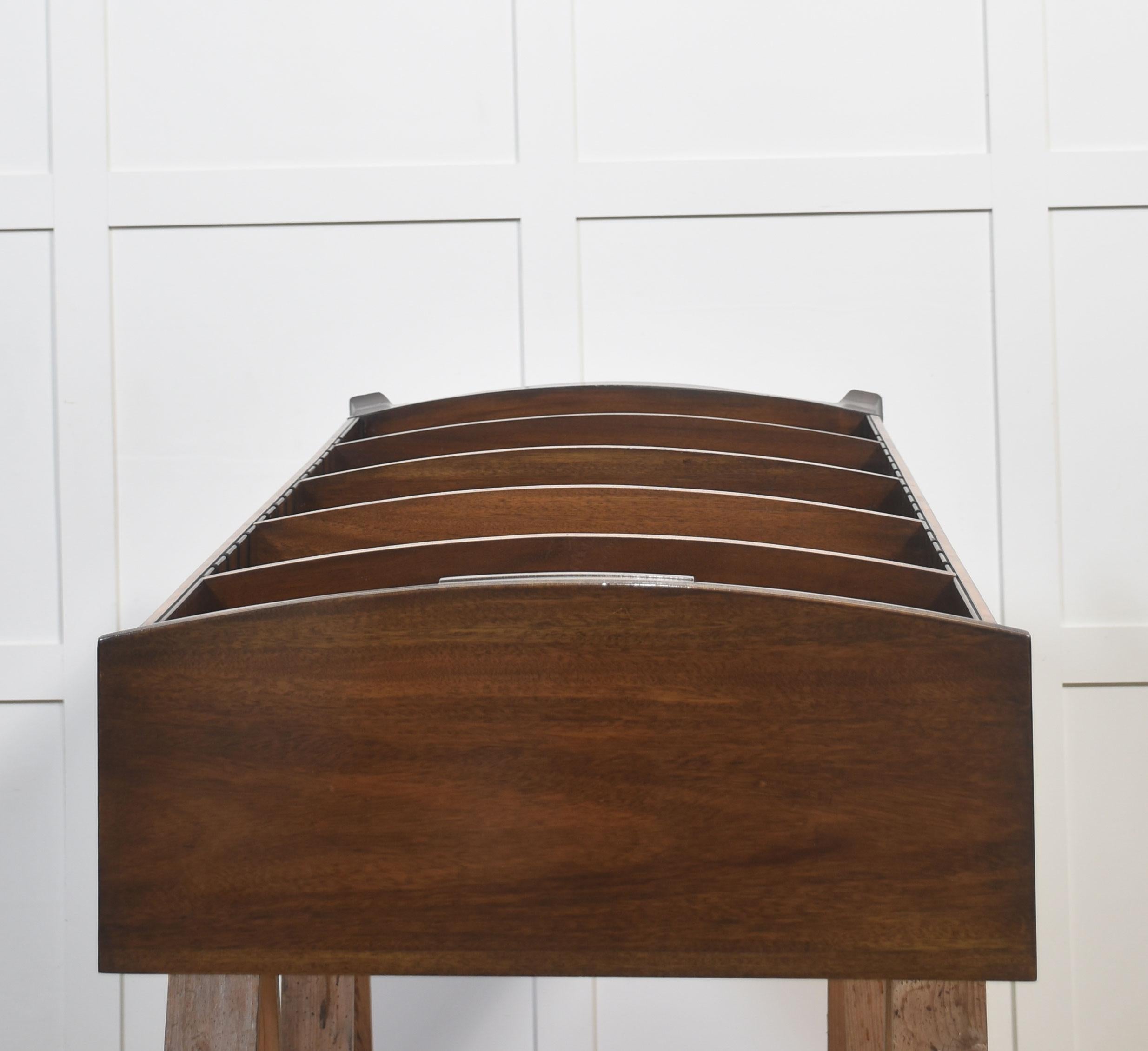 Pareja de librerías abiertas de caoba en venta 7