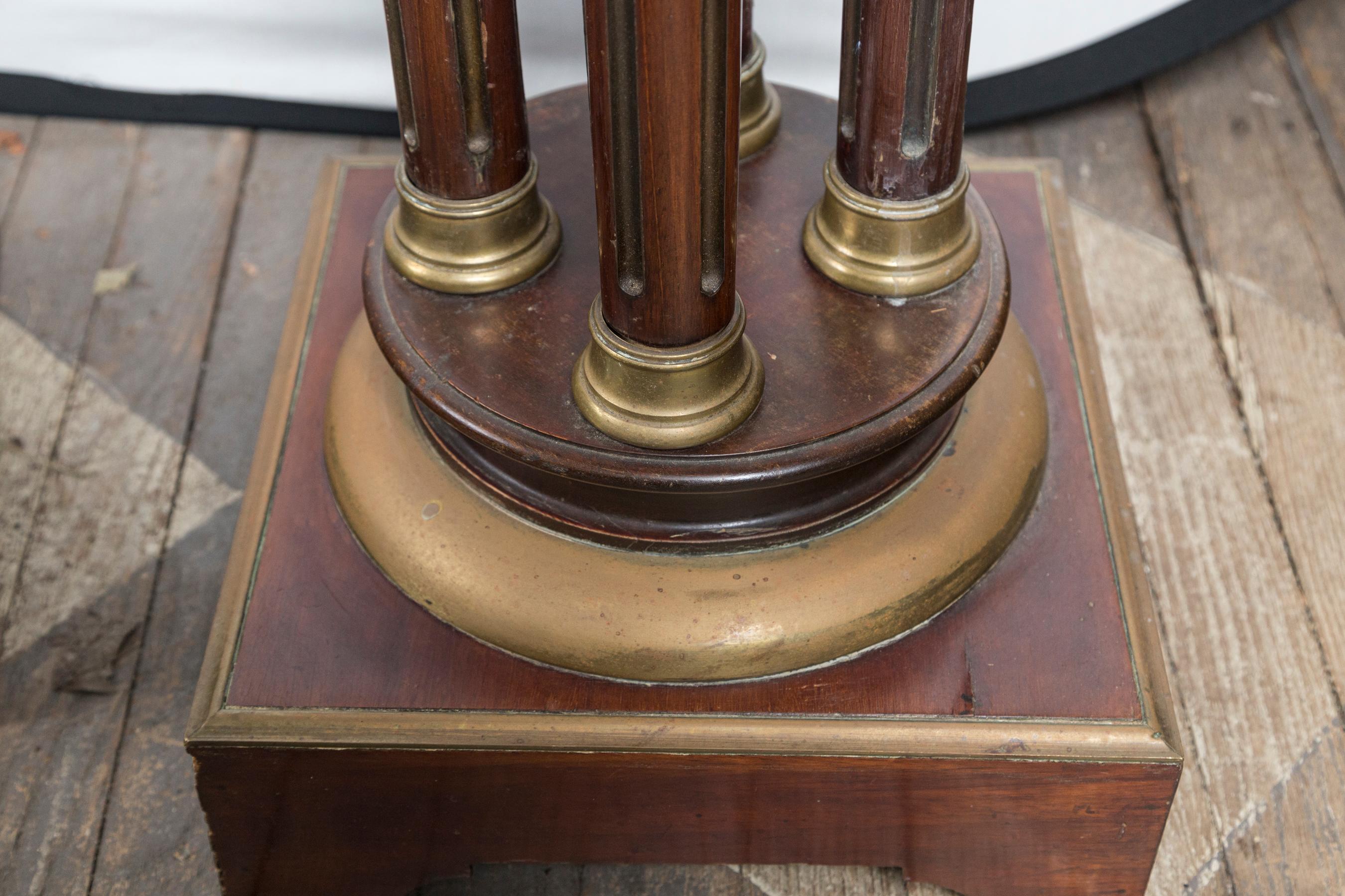 19th Century Pair of Mahogany Pedestals For Sale