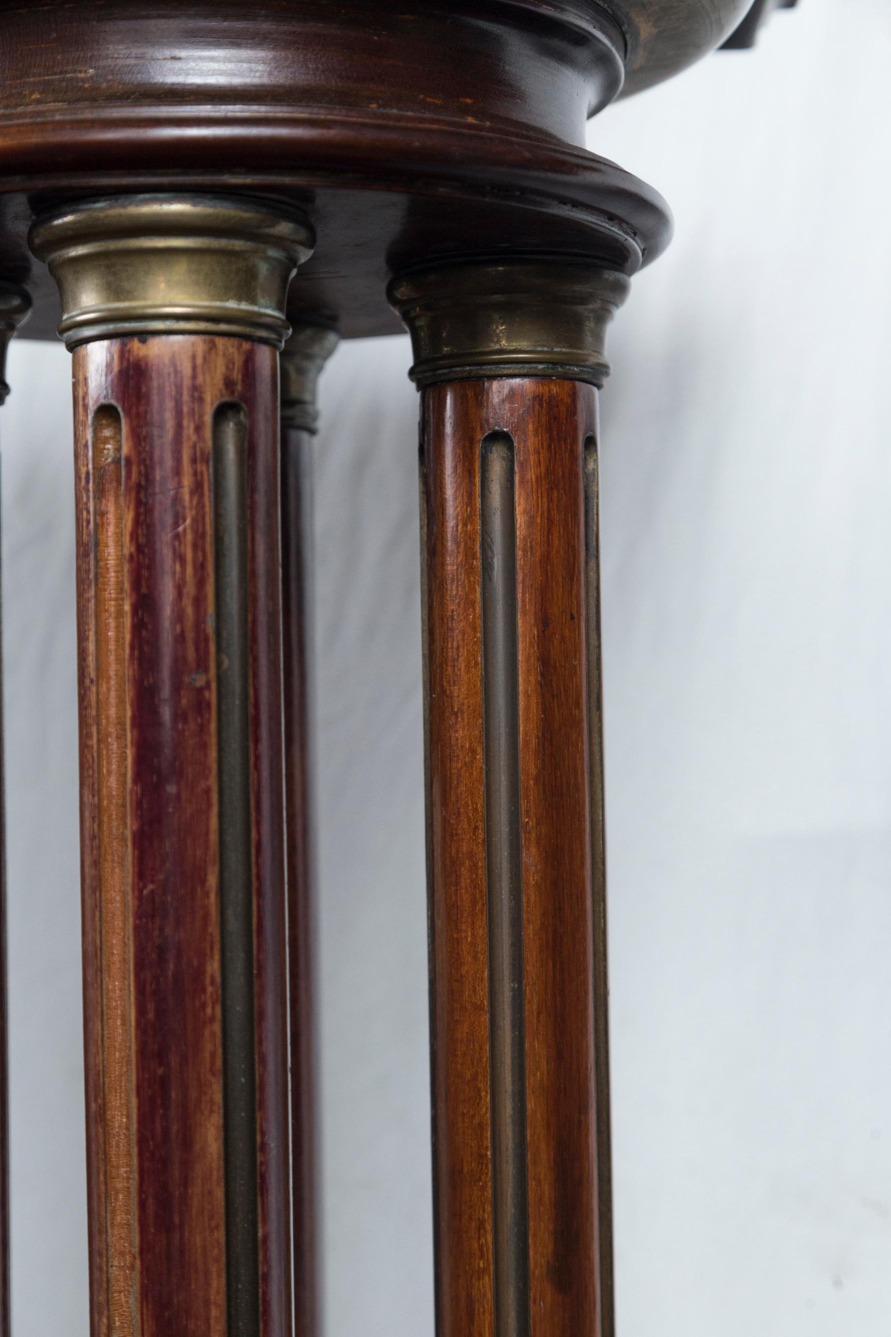 Pair of Mahogany Pedestals For Sale 1