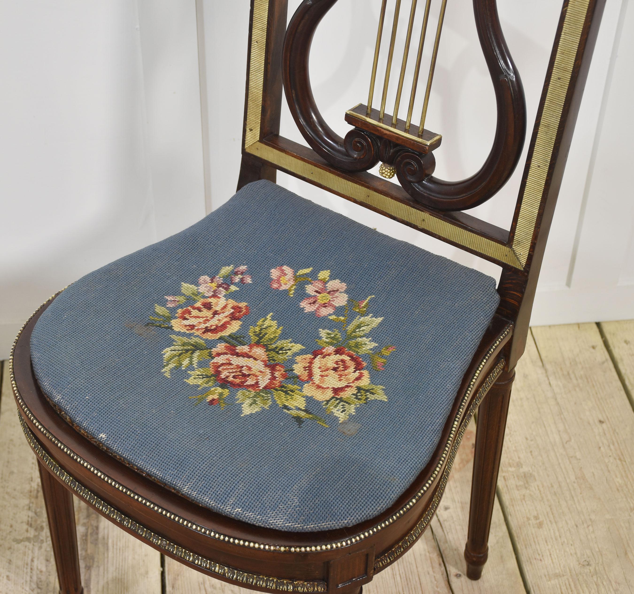 Pair of mahogany side chairs In Good Condition For Sale In Cheshire, GB