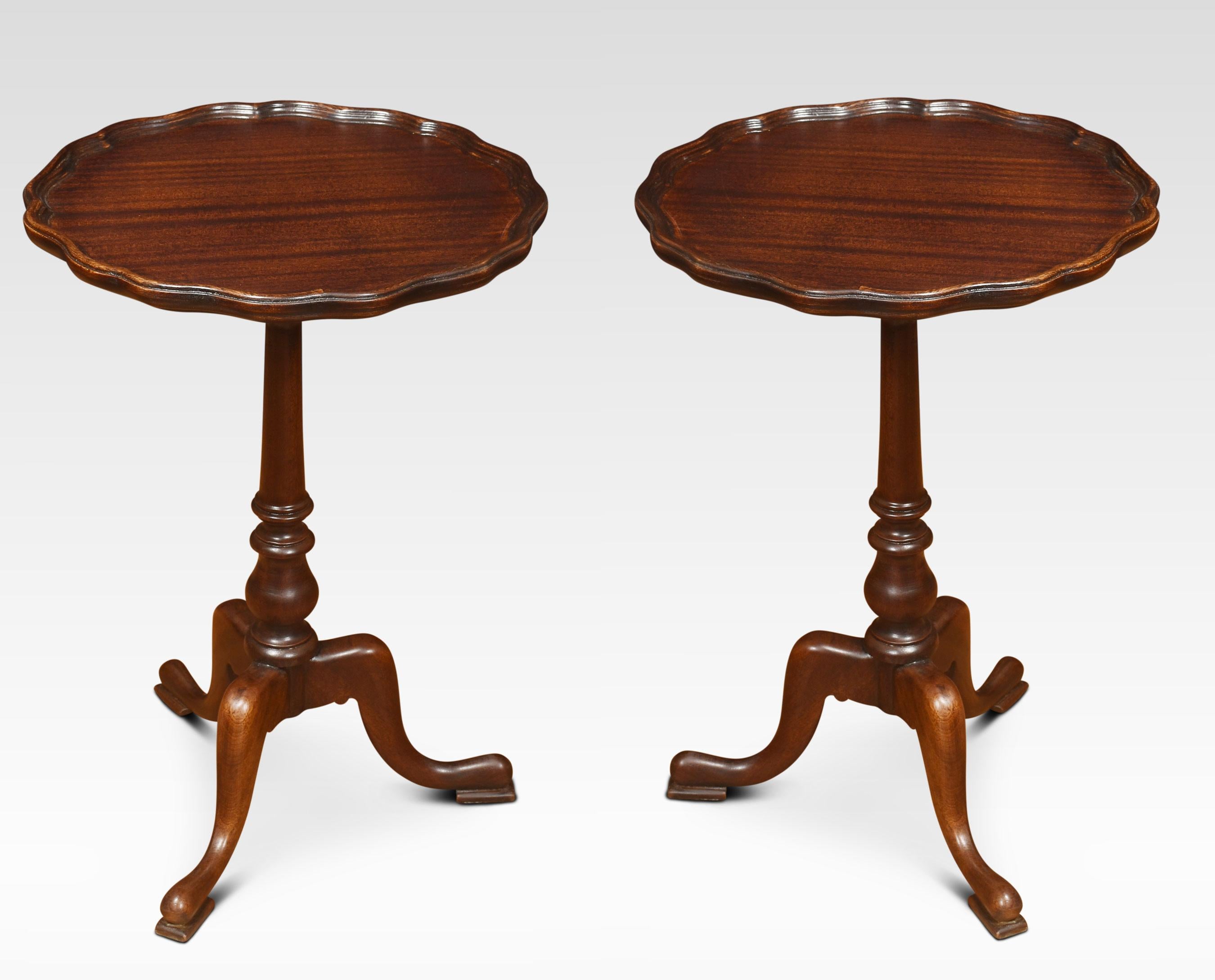 Pair of Mahogany Side Tables In Good Condition In Cheshire, GB