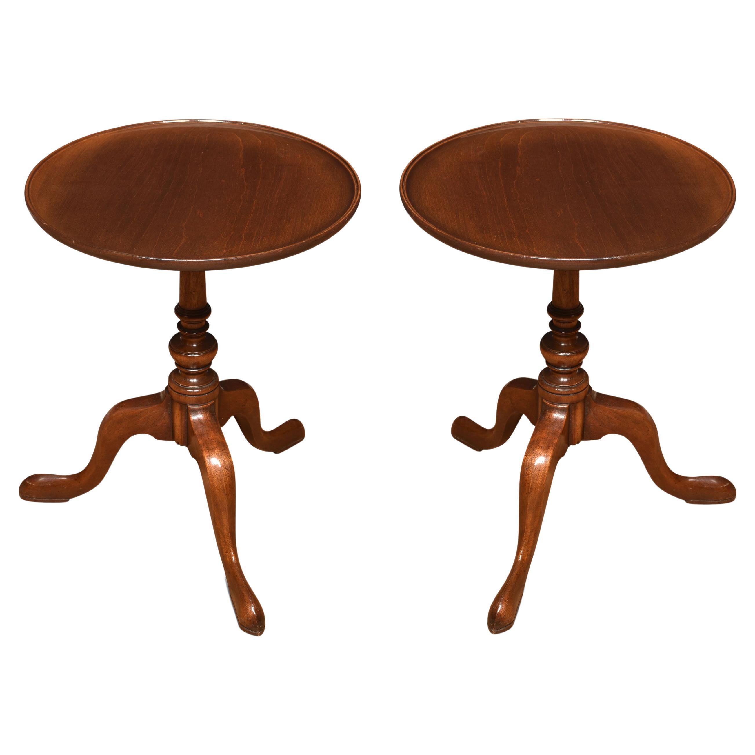 Pair of Mahogany Side Tables