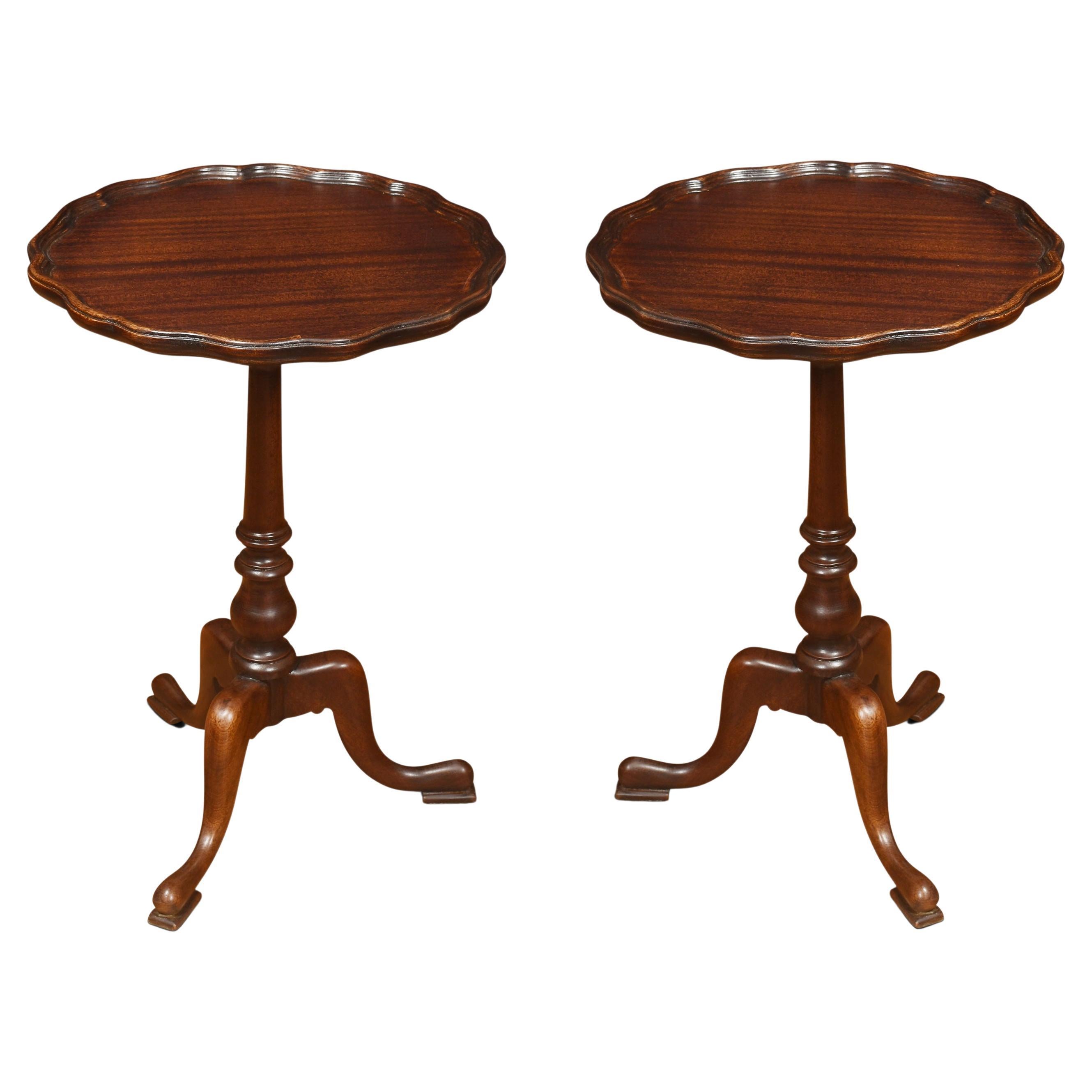 Pair of Mahogany Side Tables