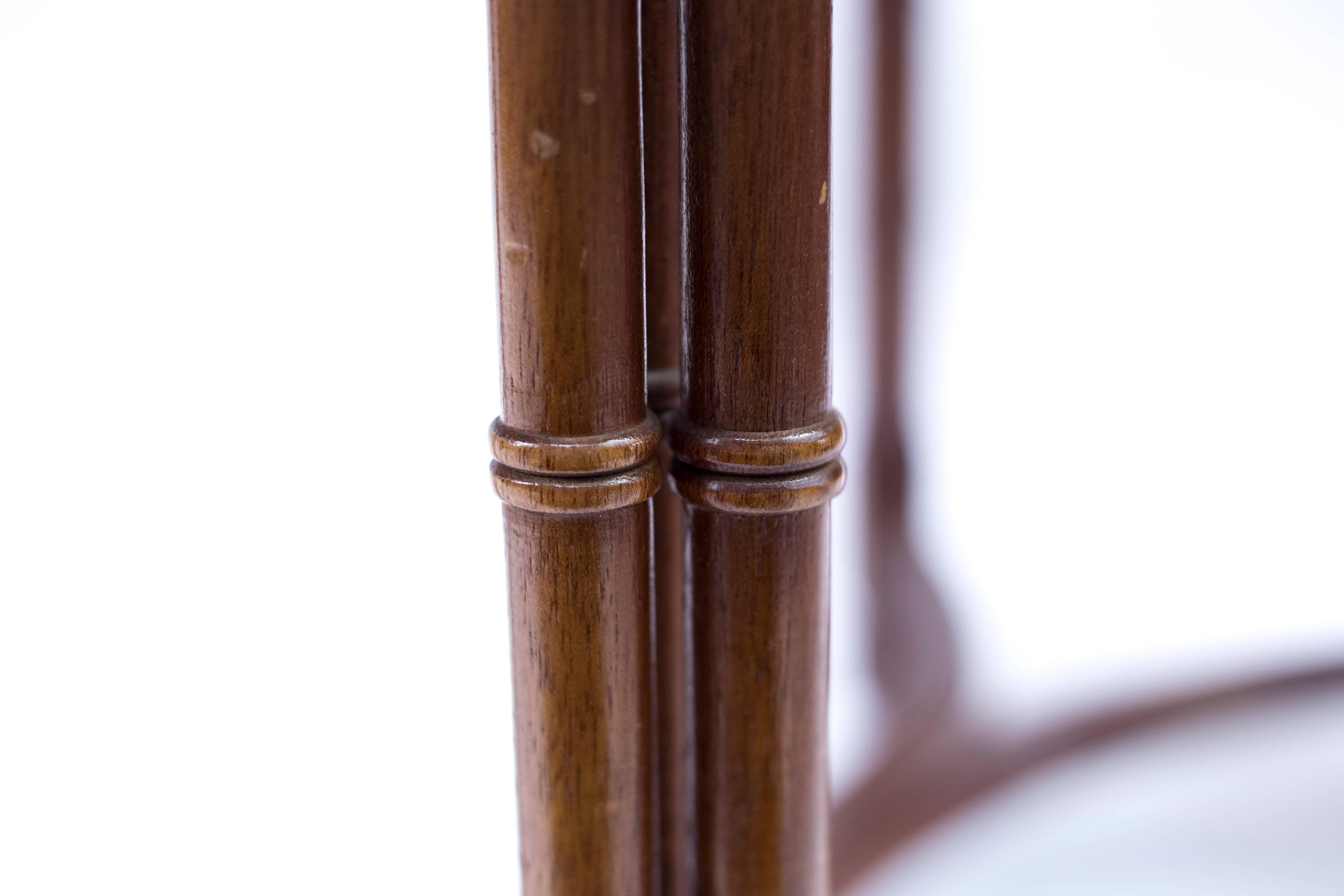 Pair of Mahogany Side Tables, in the Madeleine Castaing Style, circa 1960 4