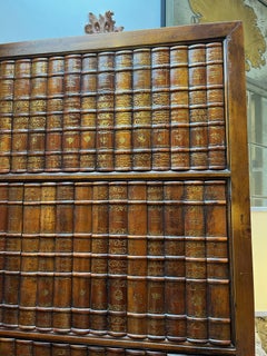 Pair of Vintage Mahogany Two Fold Floor Screens that are made of carved wood