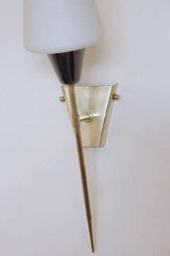 Pair of Maison Arlus Sconces, 1950