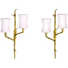 Pair of Maison Arlus Sconces, circa 1960, France