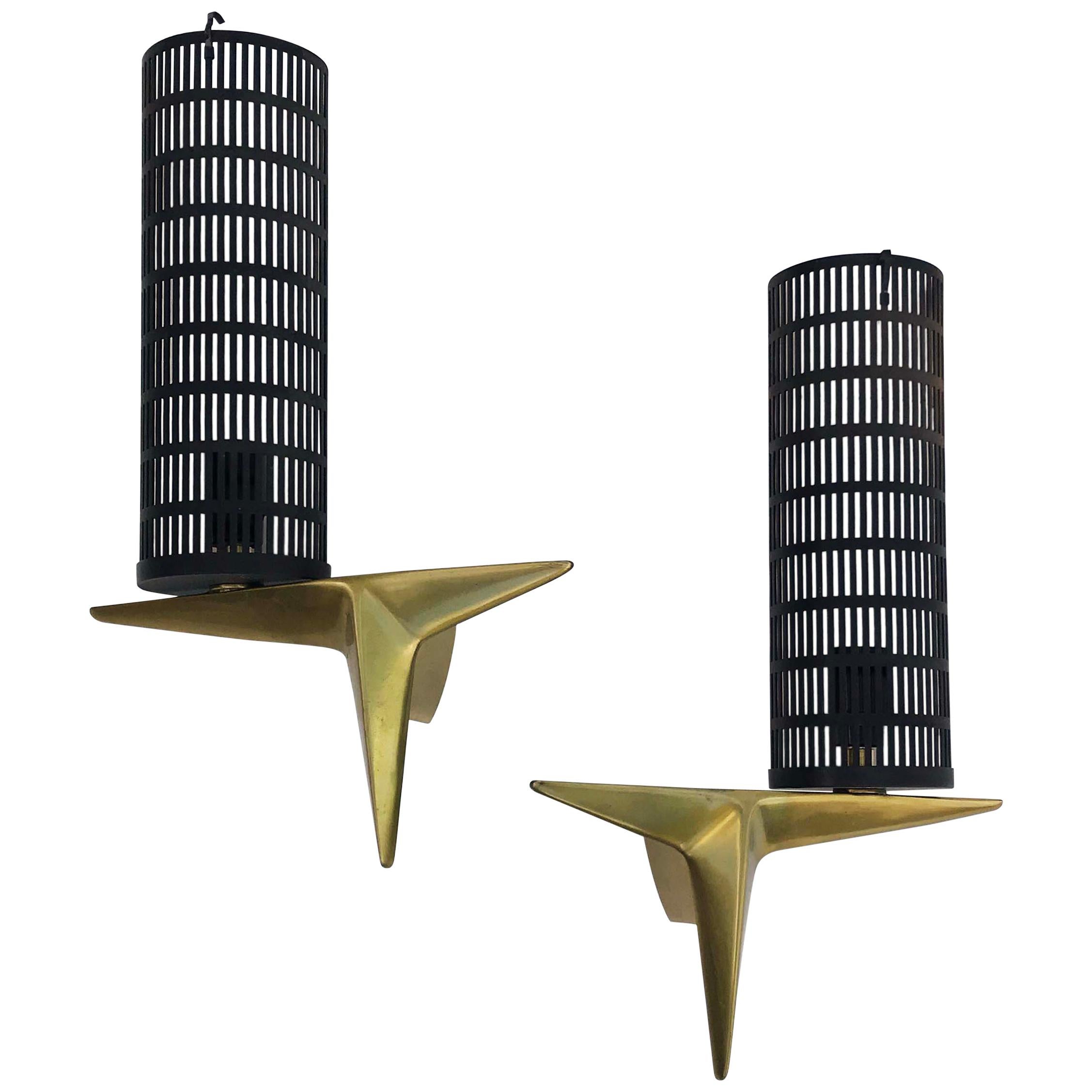 Pair of Maison Arlus Sconces