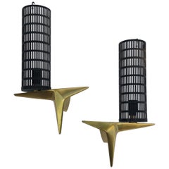Pair of Maison Arlus Sconces