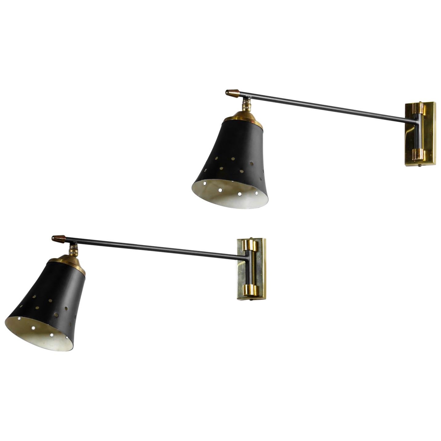 Pair of Maison Arlus Wall Lights/Sconces