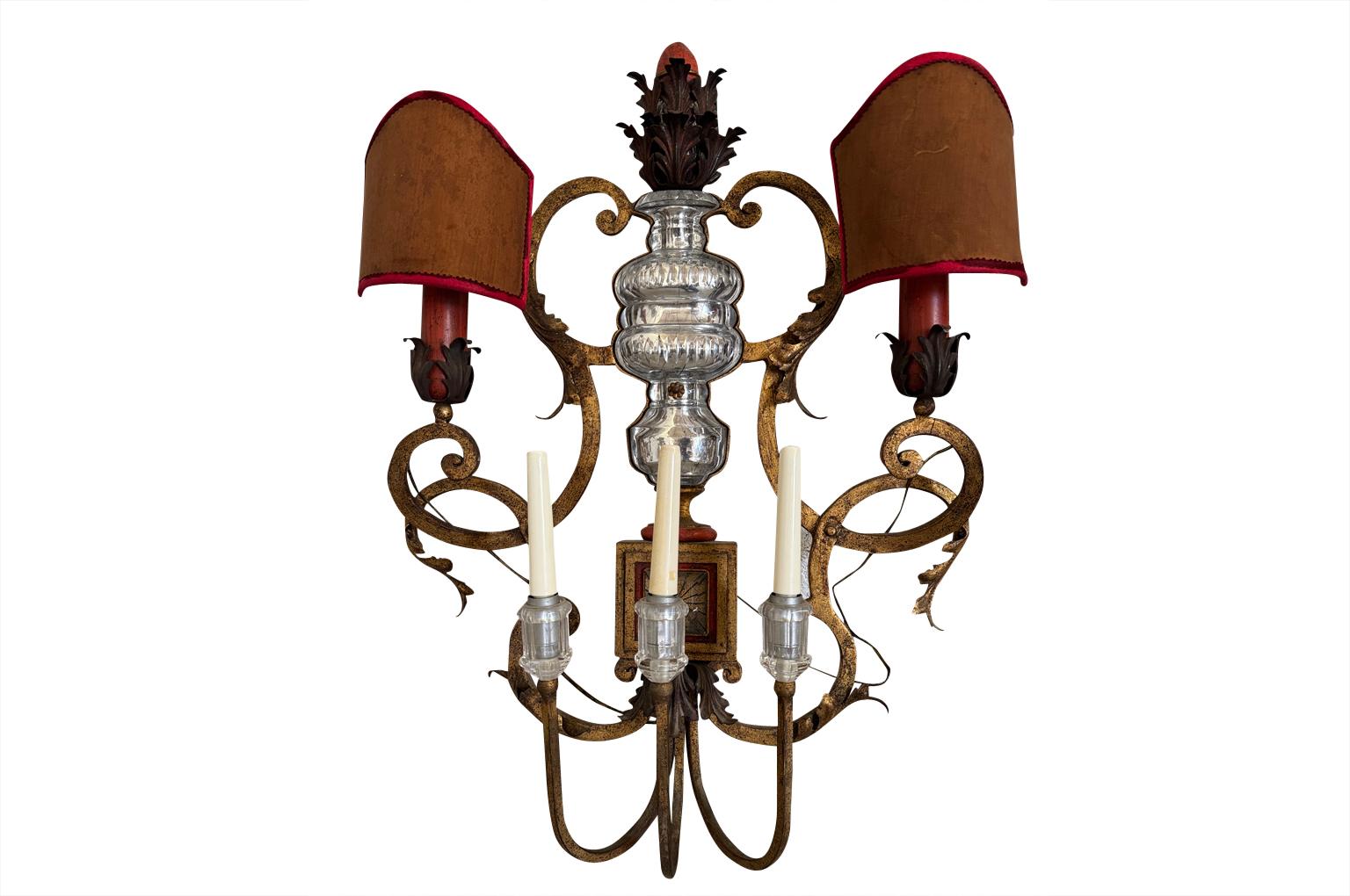 Pair Of Maison Bagues Appliques - Sconces siglo XX en venta