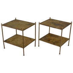 Pair of Maison Baguès Églomisé Tables