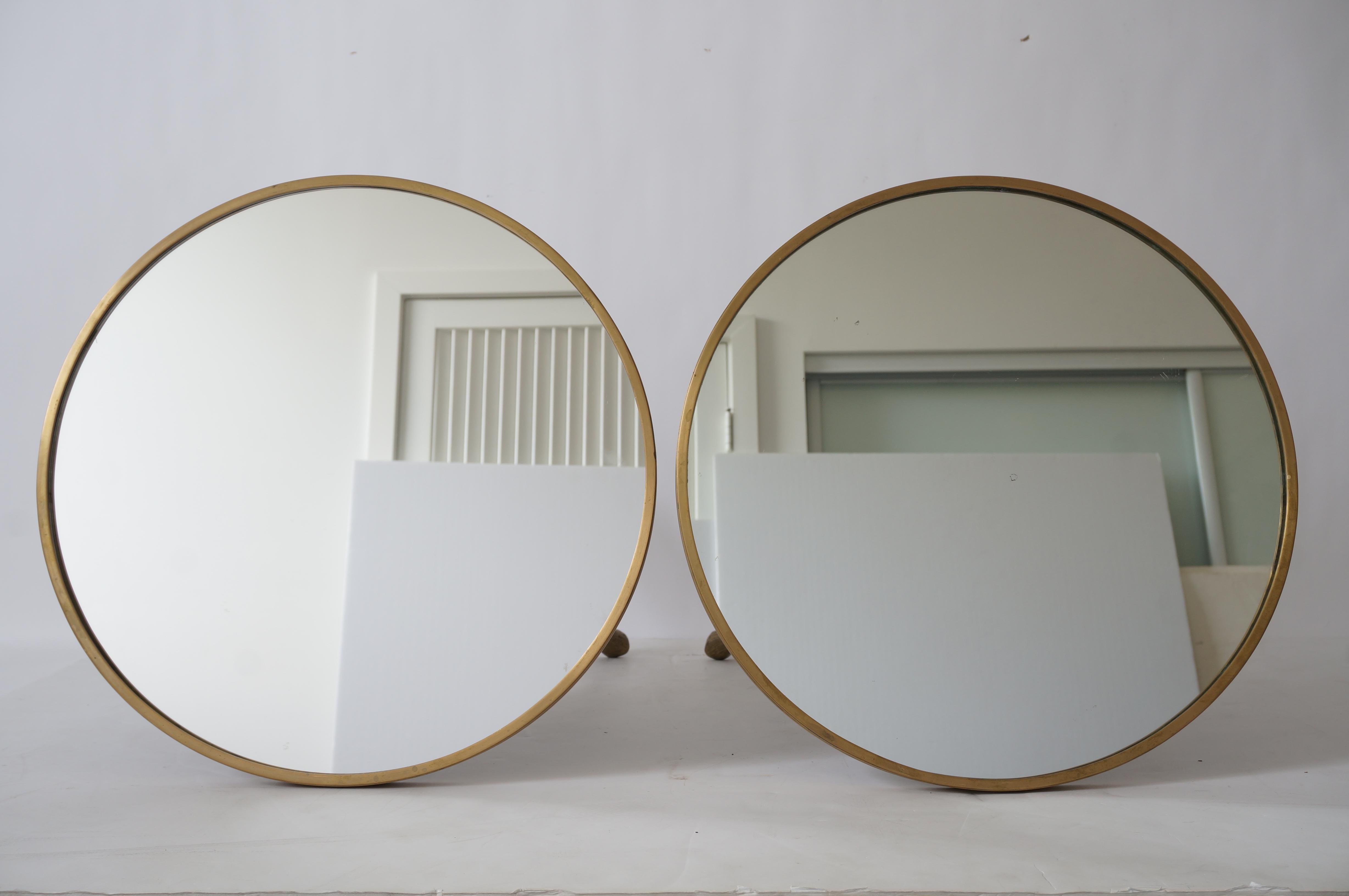 Pair of Maison Bagues Style Brass Faux Bois Tables 1