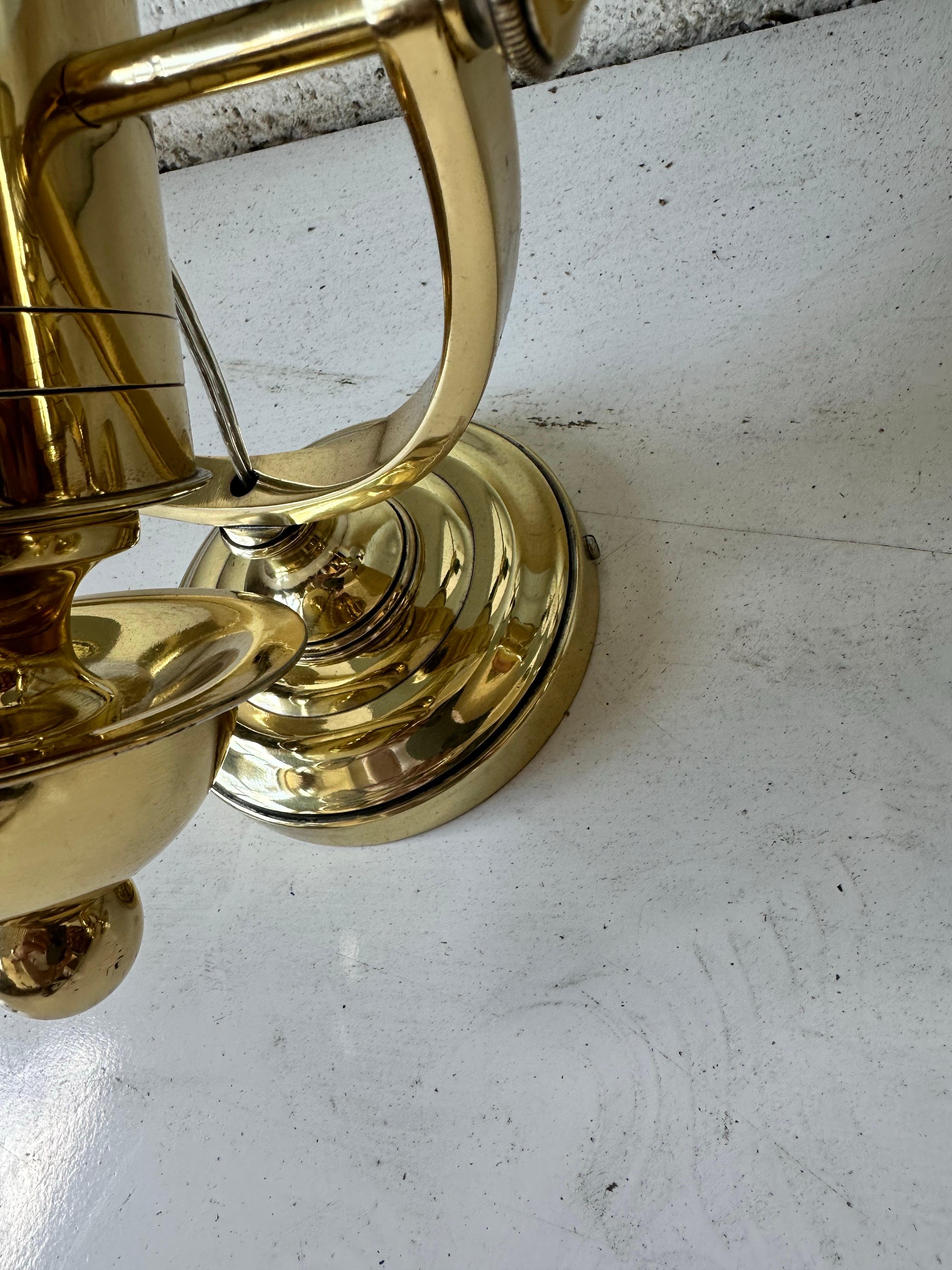 Pair of Maison Charles Bronze Nautical Sconces. 2 pairs available For Sale 4