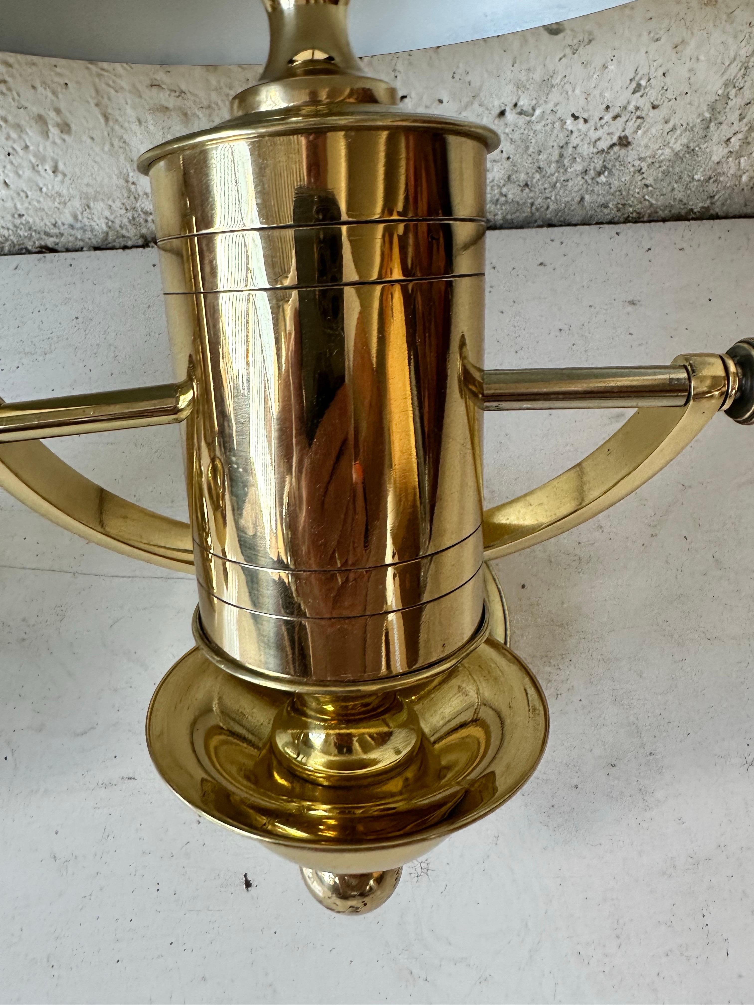 French Pair of Maison Charles Bronze Nautical Sconces. 2 pairs available For Sale