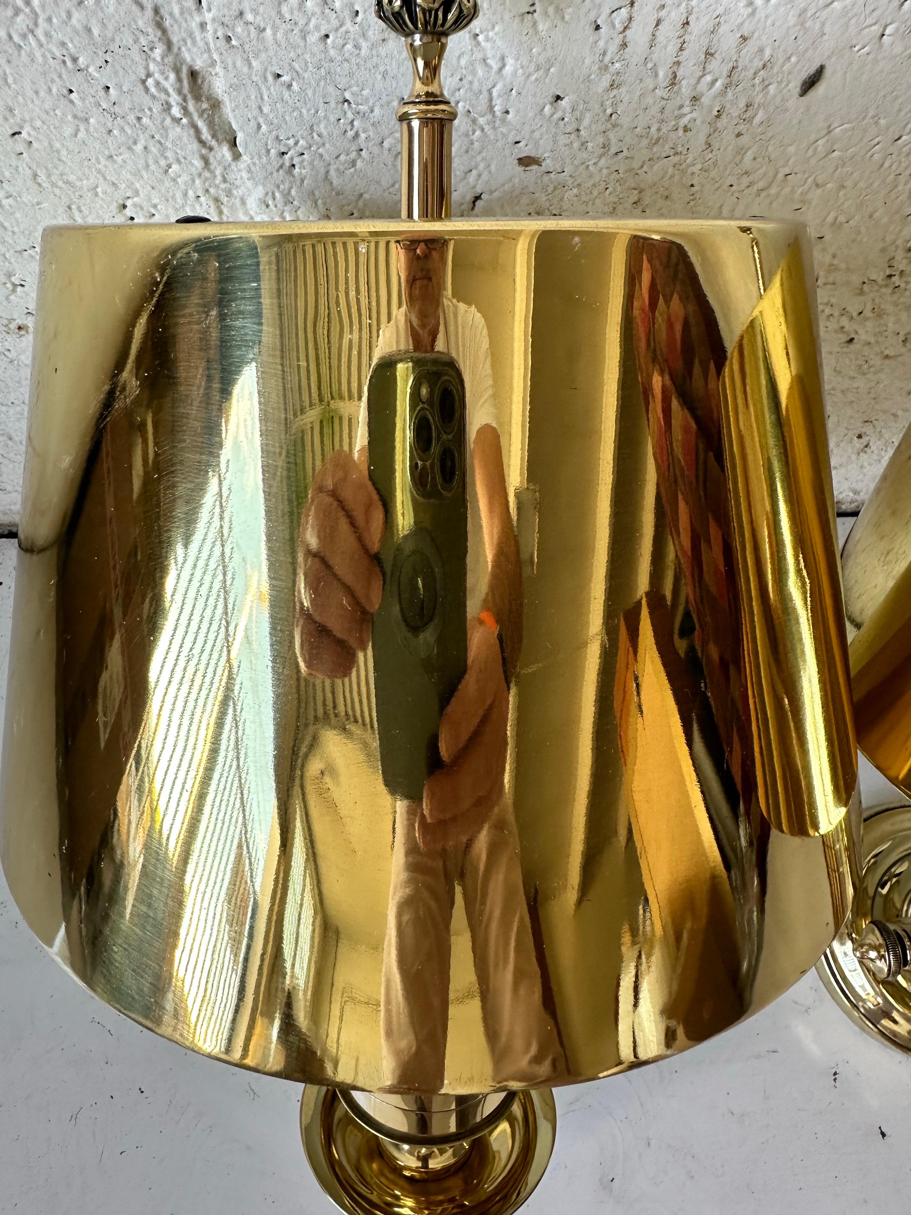 Pair of Maison Charles Bronze Nautical Sconces. 2 pairs available For Sale 2