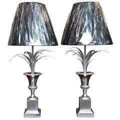 Pair of Maison Charles "Lotus Lamps"