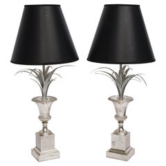 Pair of Maison Charles "Lotus Lamps"