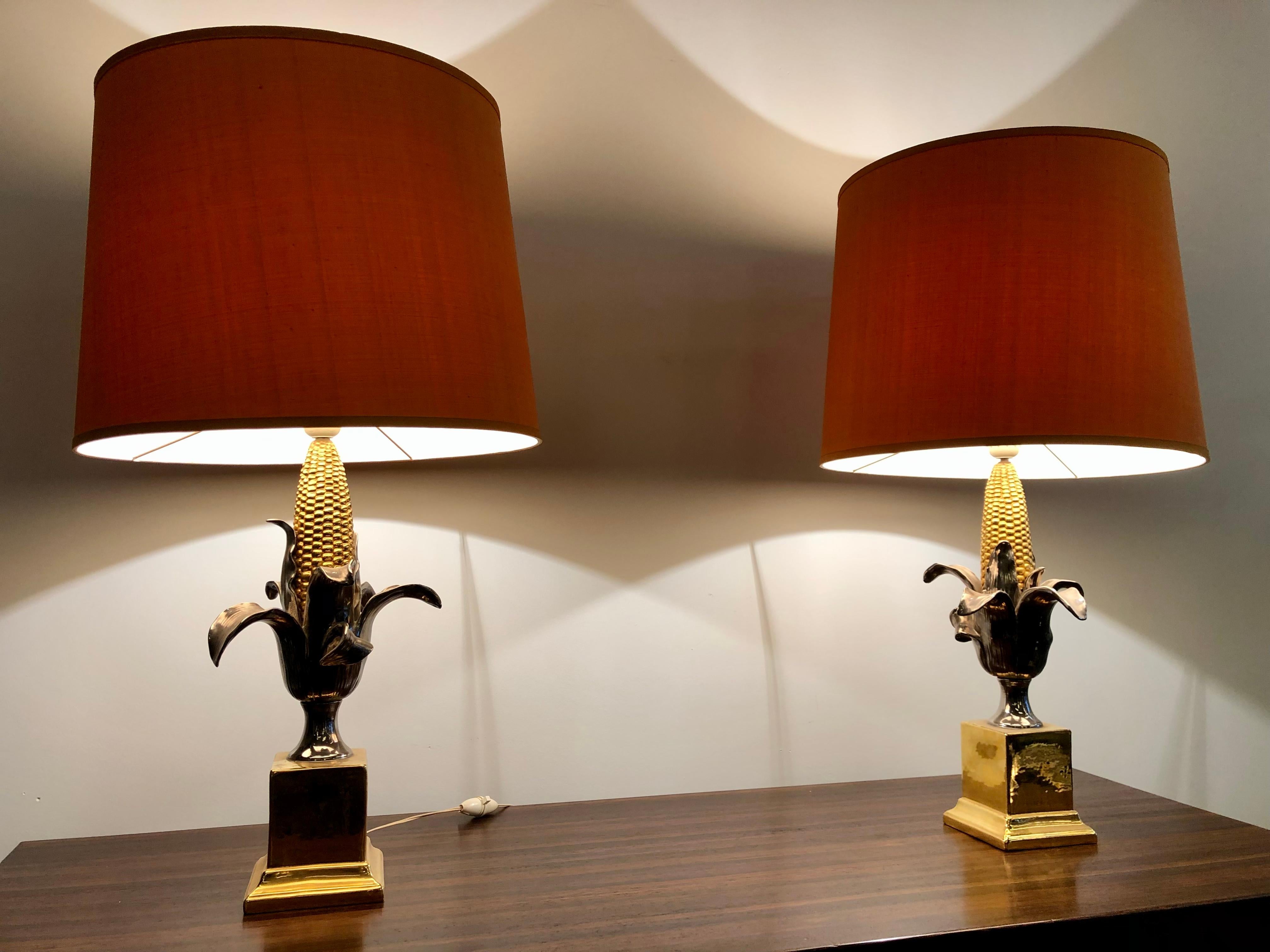 Pair of Maison Charles Style Table Lamps from the seventies  8