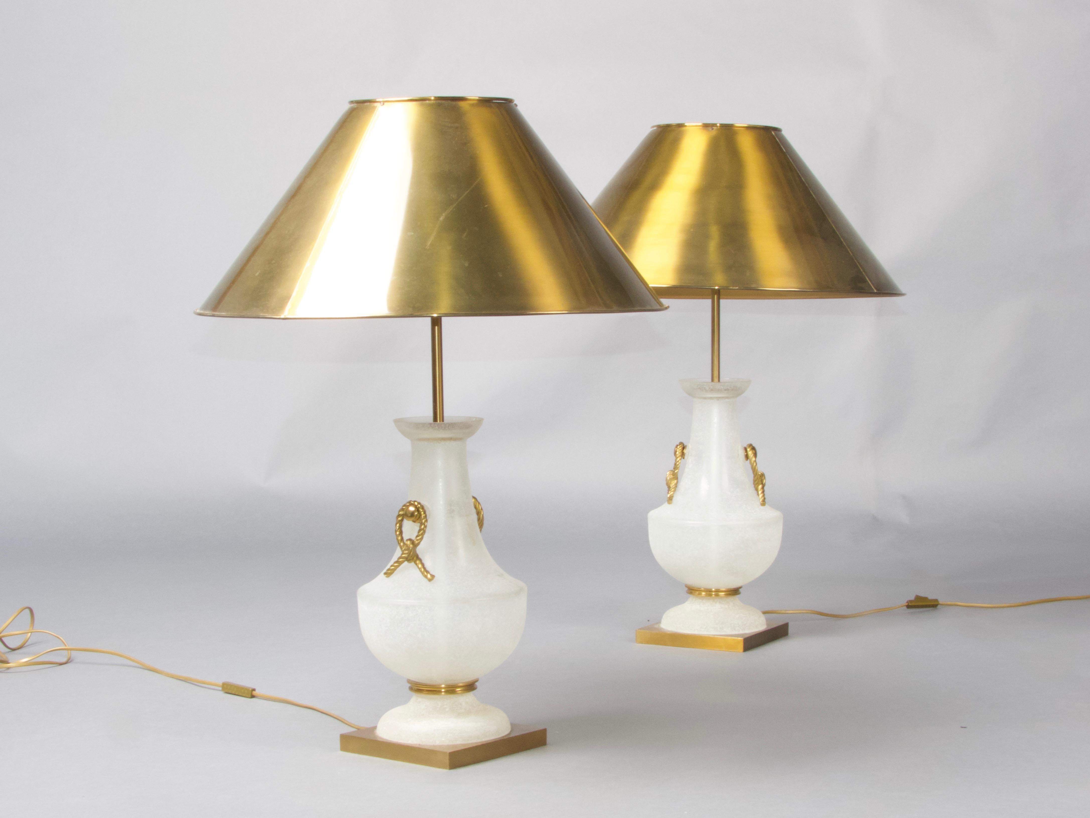 Pair of Maison Charles table lamp For Sale 10