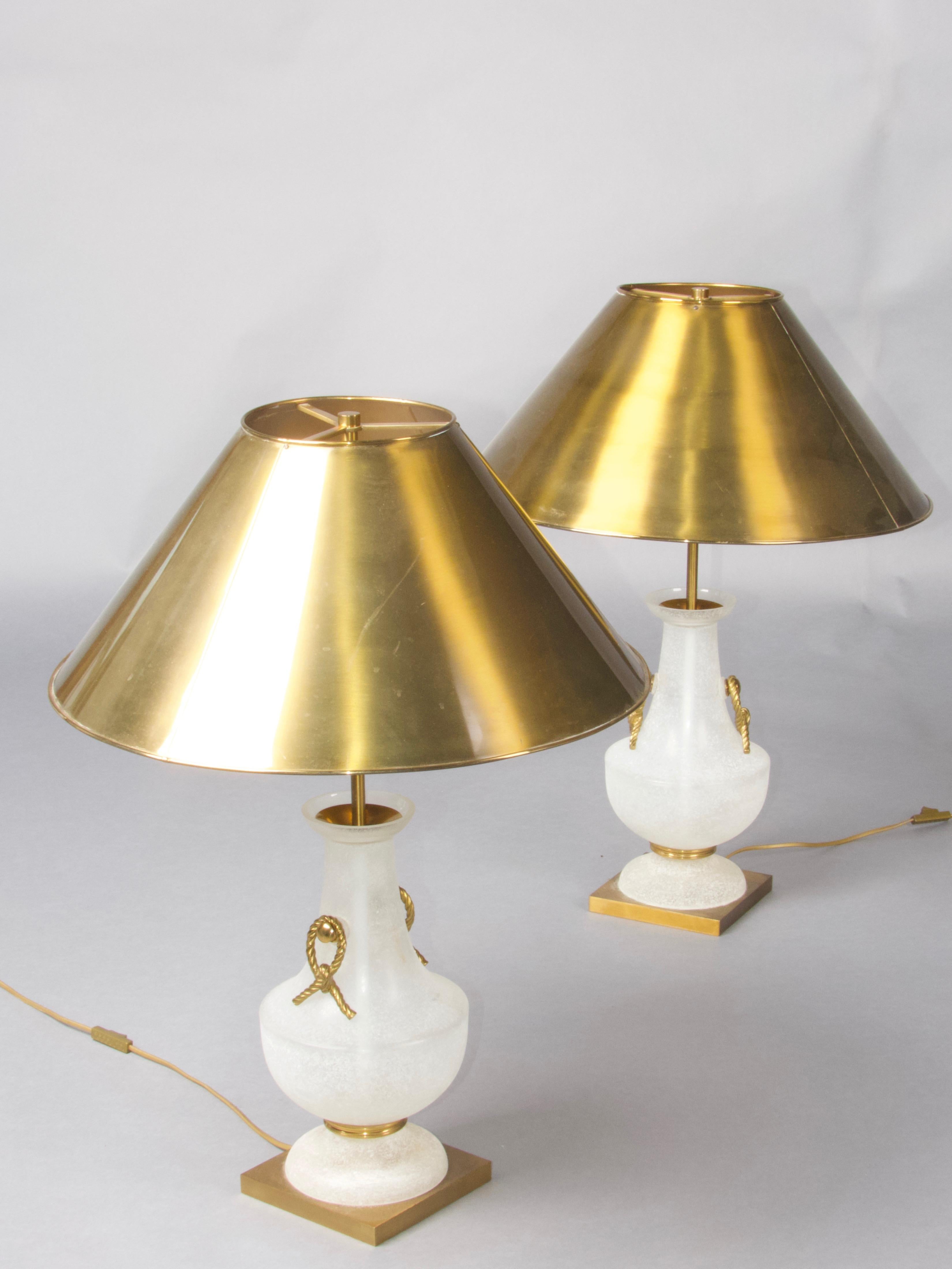 Pair of Maison Charles table lamp For Sale 1