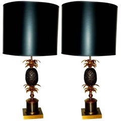 Vintage  Pair of Maison Charles Table Lamps
