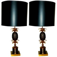 Vintage Pair of Maison Charles Table Lamps