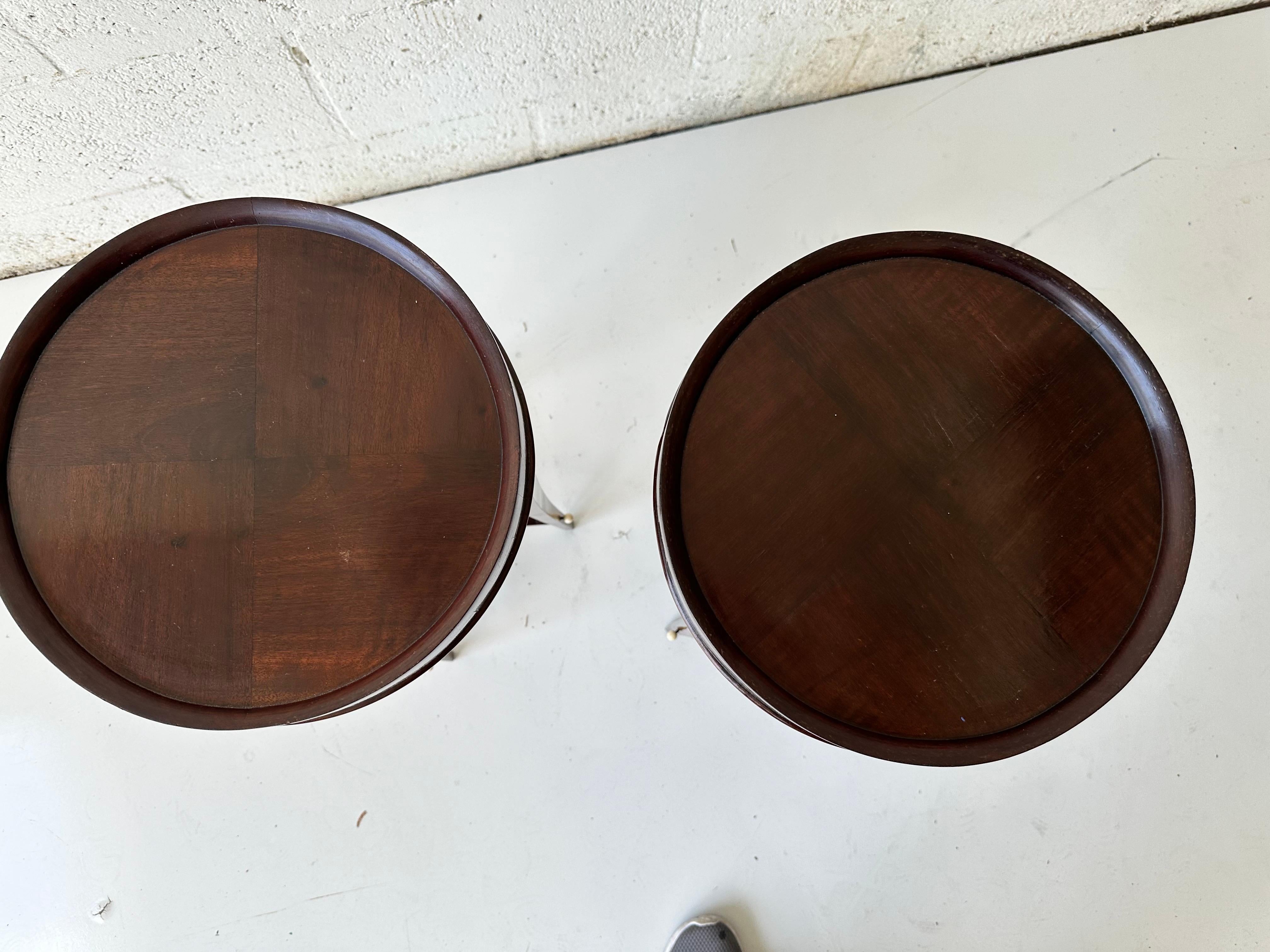 Mid-20th Century Pair of Maison Dominique style Side Table For Sale