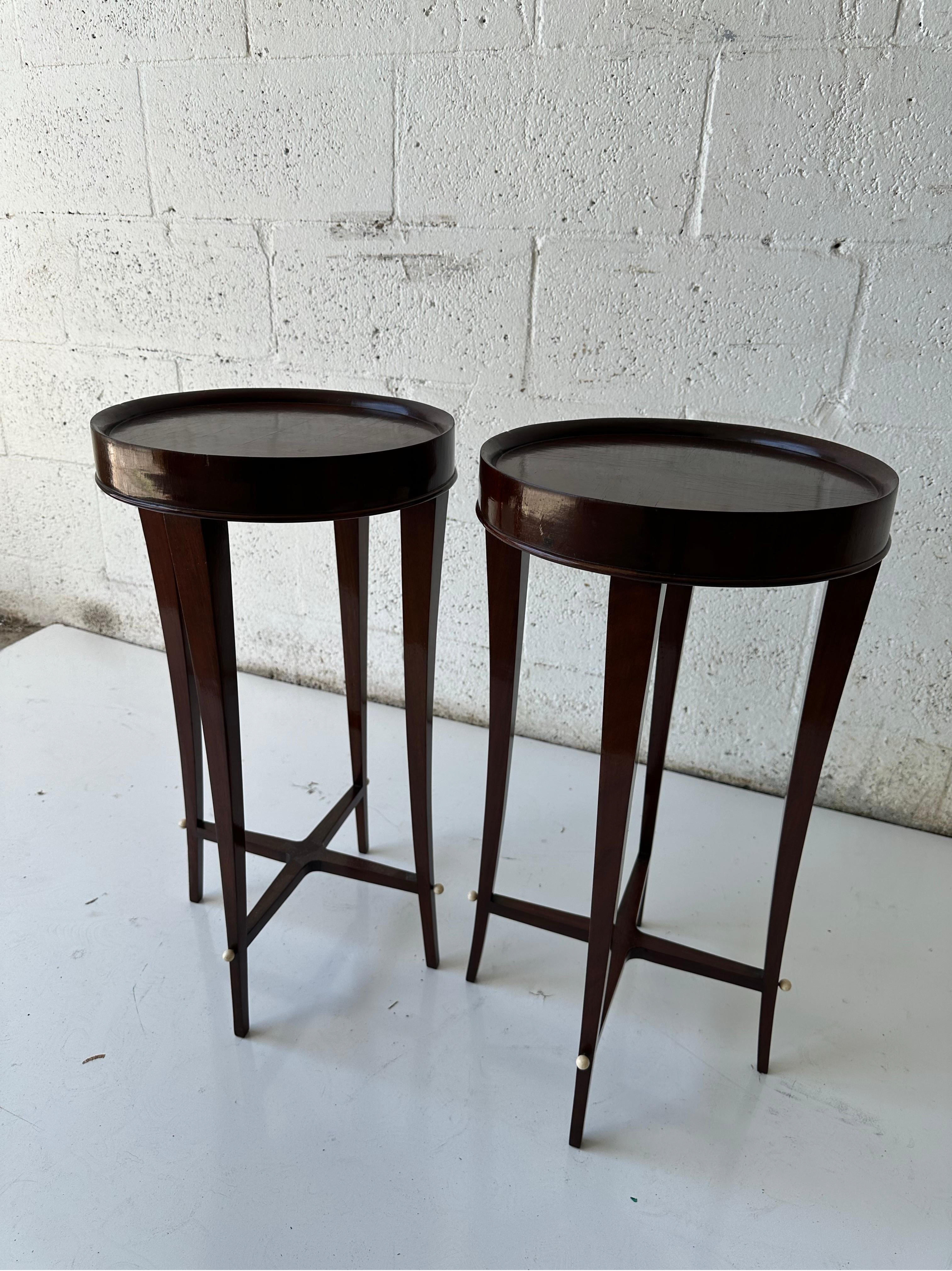 Pair of Maison Dominique style Side Table For Sale 2