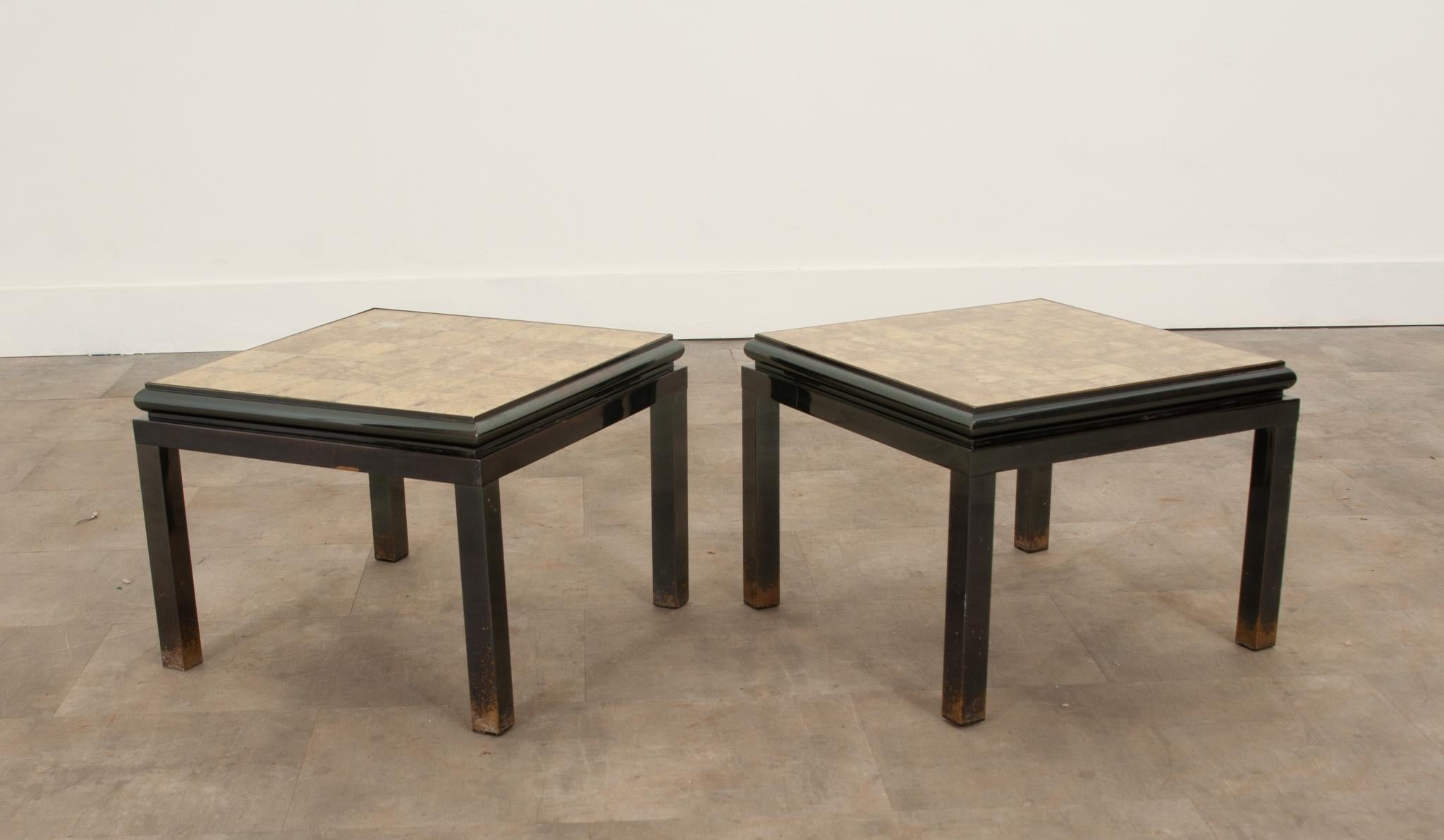 Pair of Maison Jansen Bout de Canapé Coffee Tables 3