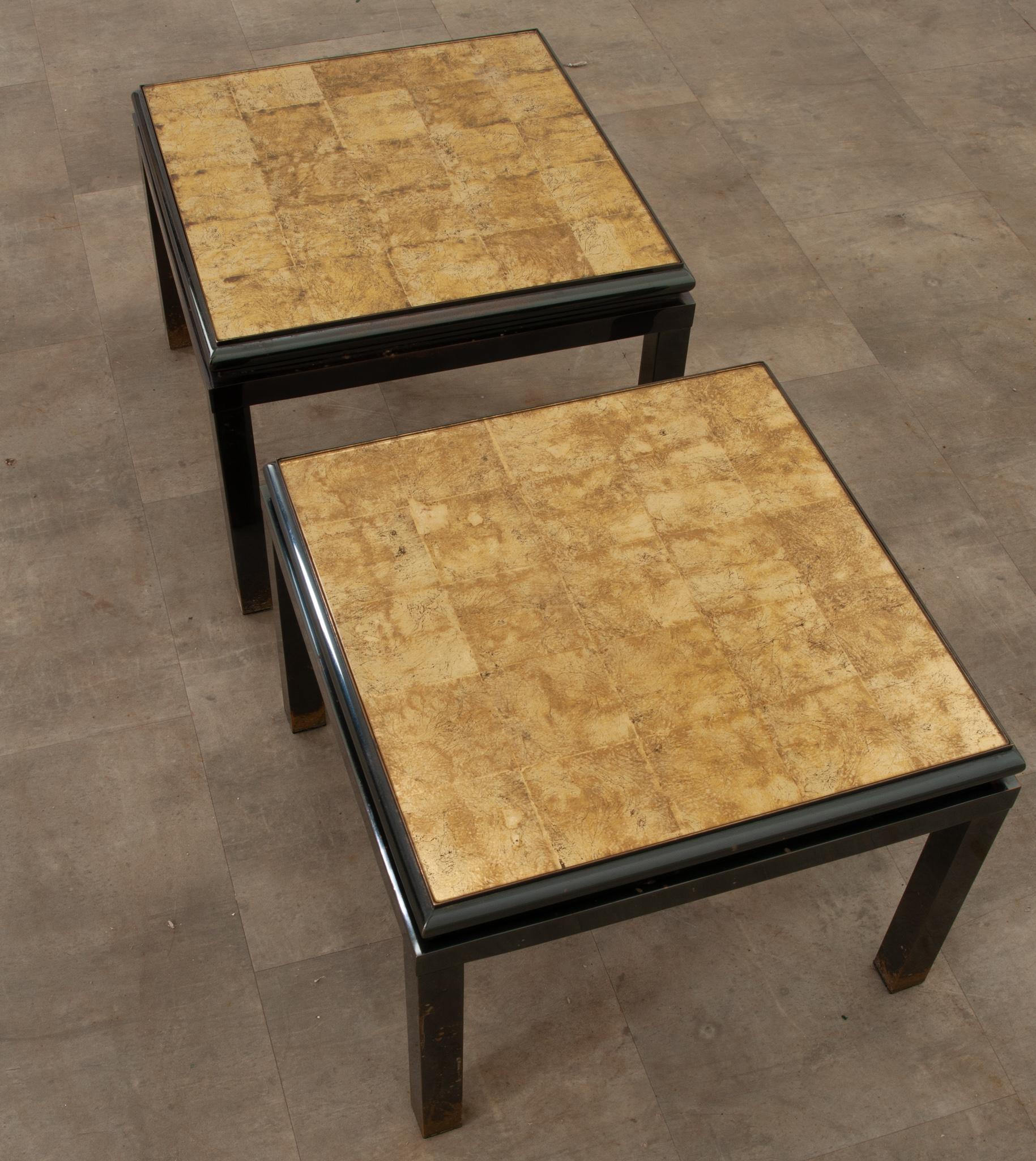 French Pair of Maison Jansen Bout de Canapé Coffee Tables