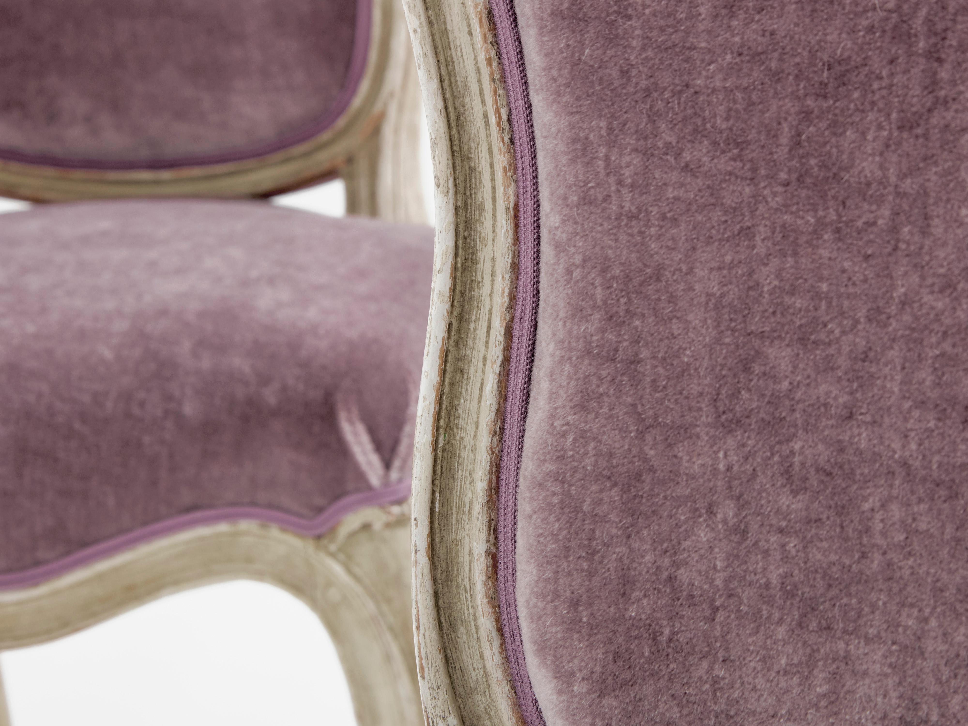 Pair of Maison Jansen Louis XV neoclassical slipper chairs 1940s In Good Condition For Sale In Paris, IDF