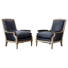 Pareja de sillones de bergere estilo Luis XVI Maison Jansen