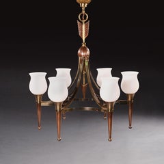 Pair of Maison Jansen Mid Century Chandeliers