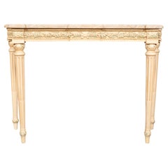 Pair Of Maison Jansen Painted Console Tables from the Waldorf Towers