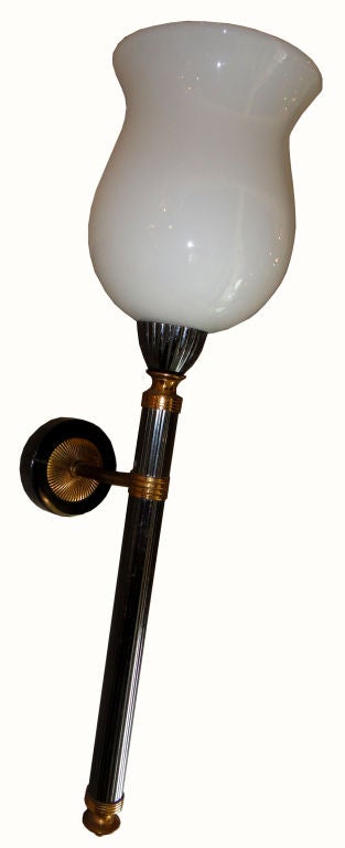 French Pair of Maison Jansen Sconces, 6 pairs Available For Sale