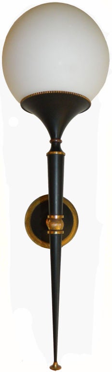 Pair of Maison Jansen Sconces, 2 pairs available In Good Condition For Sale In Miami, FL