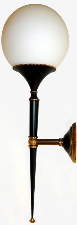 20th Century Pair of Maison Jansen Sconces, 2 pairs available For Sale