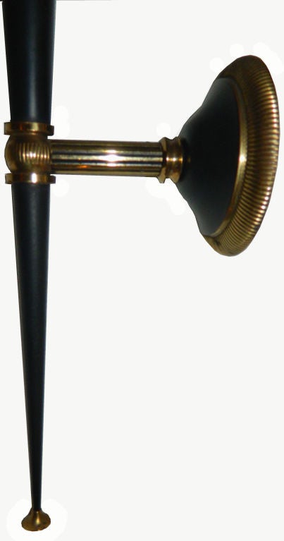 Brass Pair of Maison Jansen Sconces, 2 pairs available For Sale