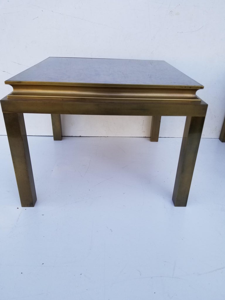 French Pair of Maison Jansen Side Table For Sale