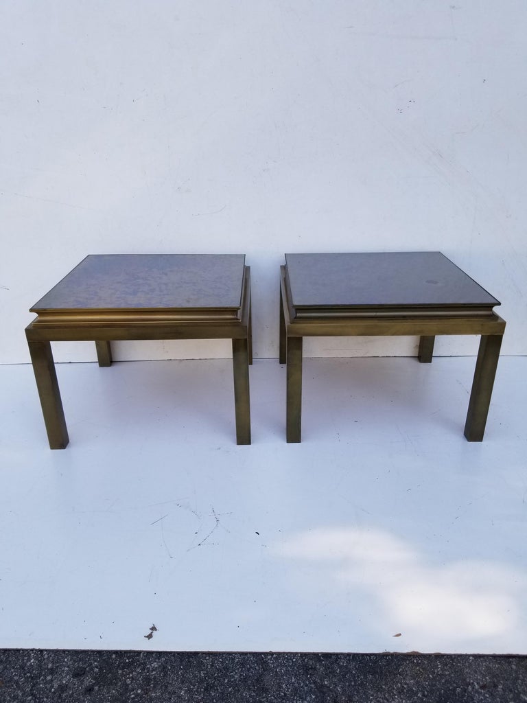 Mid-20th Century Pair of Maison Jansen Side Table For Sale