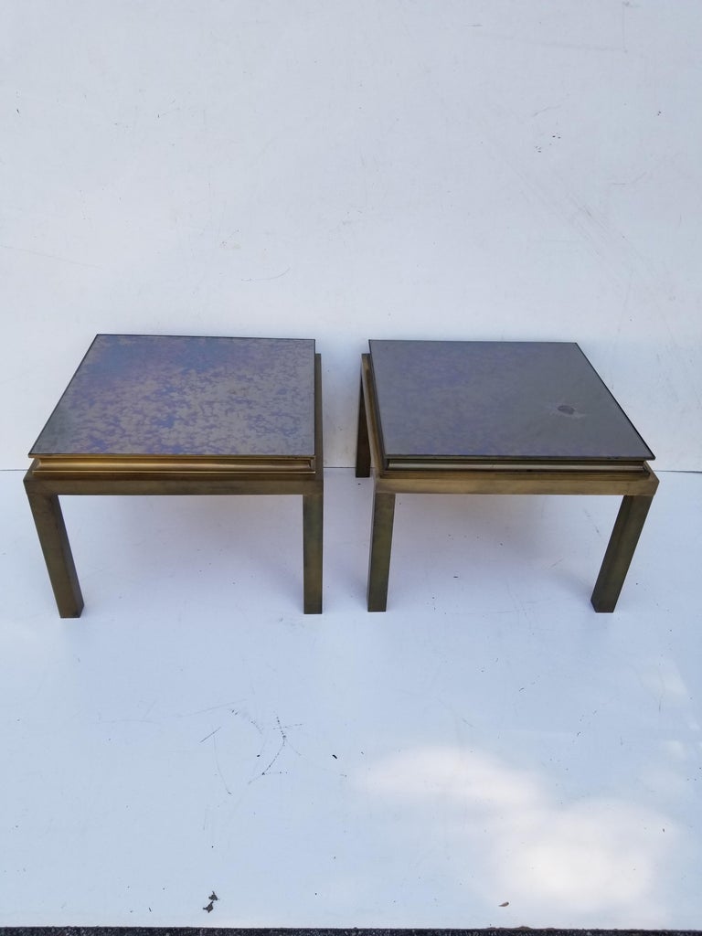 Pair of Maison Jansen Side Table For Sale 1