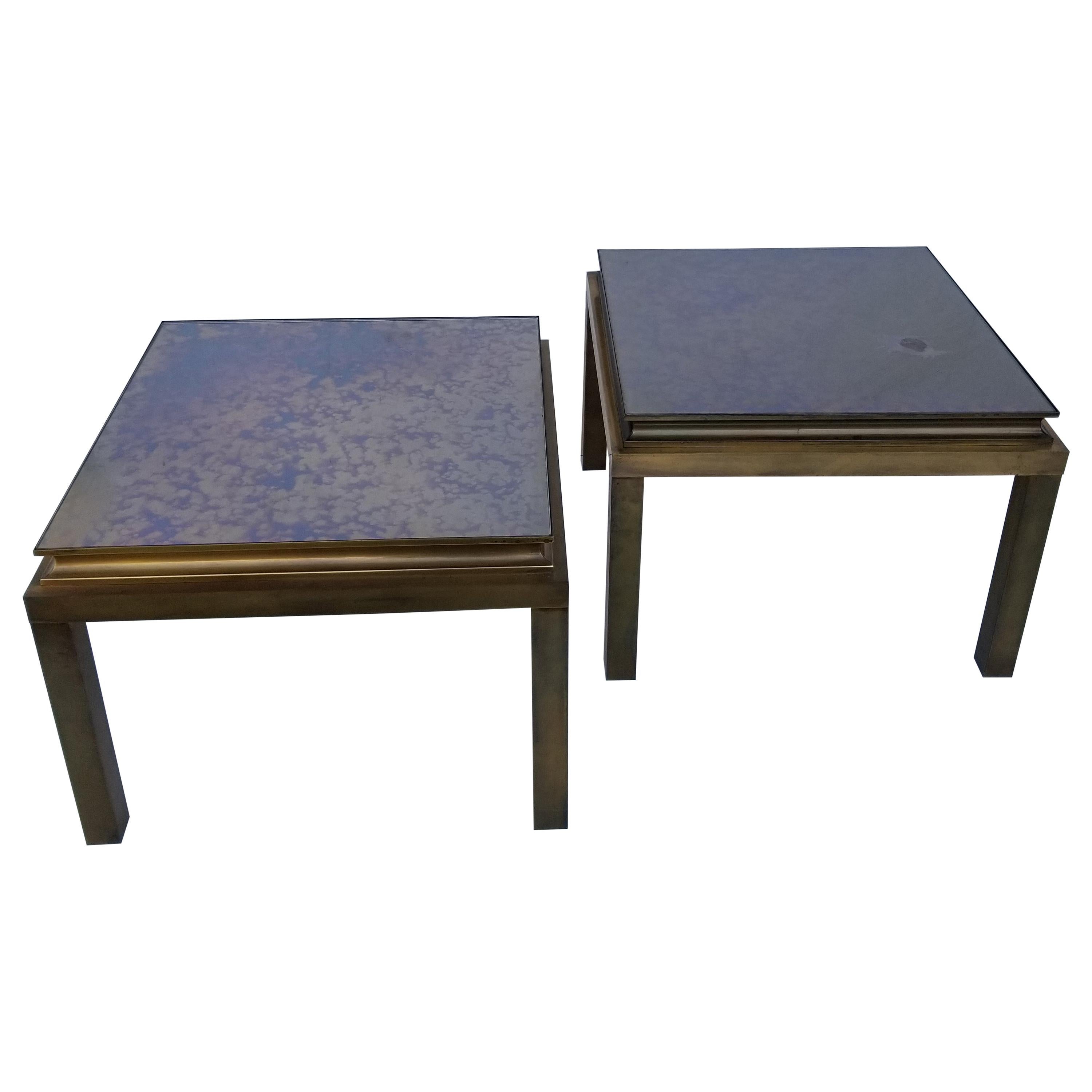 Paire de tables d'appoint Maison Jansen en vente