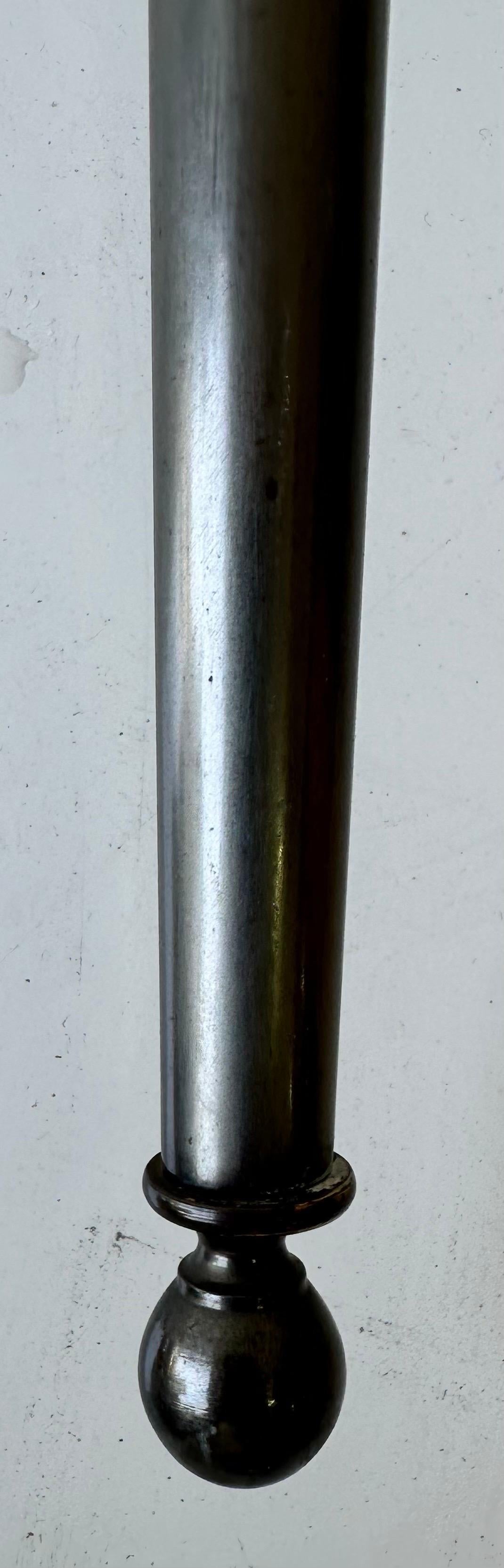 Pair of Maison Jansen Style 2 patina brass and gun metal Wall Sonces For Sale 1